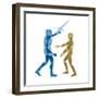 Human figures with firearms-null-Framed Photographic Print