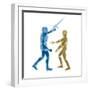 Human figures with firearms-null-Framed Photographic Print