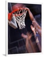 Human Hands with a Basketball Hoop-null-Framed Photographic Print