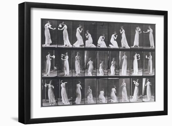 Human Locomotion: Females, 1887-Edward S. Curtis-Framed Giclee Print