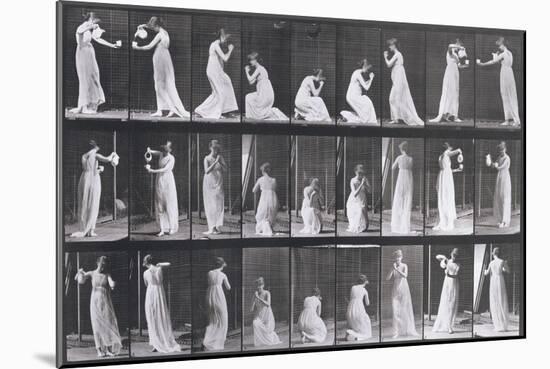 Human Locomotion: Females, 1887-Edward S. Curtis-Mounted Giclee Print