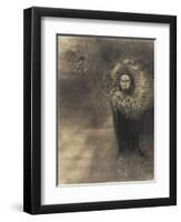 Human Plant, C.1880-Odilon Redon-Framed Giclee Print