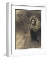 Human Plant, C.1880-Odilon Redon-Framed Giclee Print