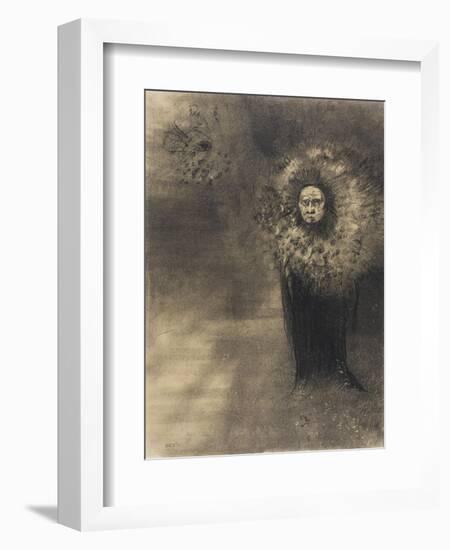 Human Plant, C.1880-Odilon Redon-Framed Giclee Print