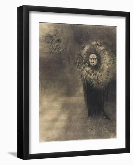 Human Plant, C.1880-Odilon Redon-Framed Giclee Print