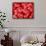 Human Red blood cells-Micro Discovery-Framed Stretched Canvas displayed on a wall