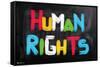 Human Rights-Trends International-Framed Stretched Canvas