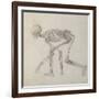 Human Skeleton: Lateral View in Crouching Posture-George Stubbs-Framed Giclee Print