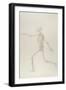 Human Skeleton, Lateral View Seen from the Left, Running, Illustration from 'A Comparative…-George Stubbs-Framed Giclee Print