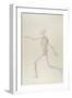 Human Skeleton, Lateral View Seen from the Left, Running, Illustration from 'A Comparative…-George Stubbs-Framed Giclee Print