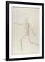 Human Skeleton, Lateral View Seen from the Left, Running, Illustration from 'A Comparative…-George Stubbs-Framed Giclee Print