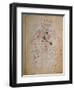 Human Venous System-null-Framed Art Print