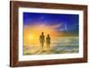 Humanity And the Universe, Artwork-Richard Bizley-Framed Photographic Print