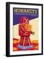 Humanity-null-Framed Art Print