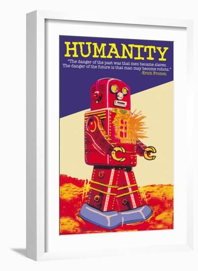 Humanity-null-Framed Art Print