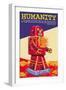 Humanity-null-Framed Art Print