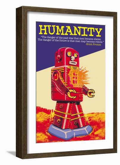 Humanity-null-Framed Art Print