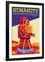 Humanity-null-Framed Art Print