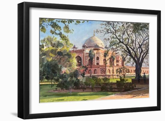 Humanyans Tomb, India (Oil on Canvas)-Richard Foster-Framed Giclee Print