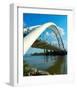 Humber Bay Park Bridge Toronto-null-Framed Art Print