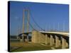 Humber Bridge Seen from the South, Humberside-Yorkshire, England, United Kingdom, Europe-Waltham Tony-Stretched Canvas