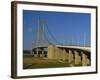 Humber Bridge Seen from the South, Humberside-Yorkshire, England, United Kingdom, Europe-Waltham Tony-Framed Photographic Print