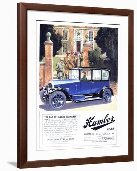 Humber, Cars, UK, 1920-null-Framed Giclee Print