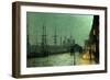 Humber Dockside, Hull, 1882-Grimshaw-Framed Giclee Print