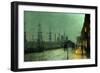 Humber Dockside, Hull, 1882-Grimshaw-Framed Giclee Print