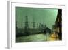 Humber Dockside, Hull, 1882-Grimshaw-Framed Giclee Print