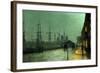 Humber Dockside, Hull, 1882-Grimshaw-Framed Giclee Print