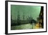 Humber Dockside, Hull, 1882-Grimshaw-Framed Giclee Print