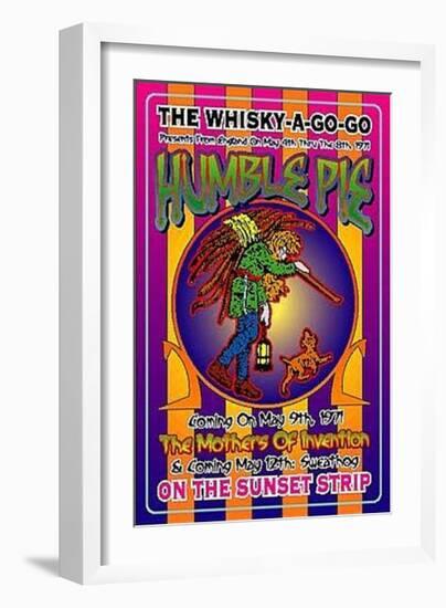 Humble Pie Whisky-A-Go-Go Los Angeles, c.1971-Dennis Loren-Framed Art Print
