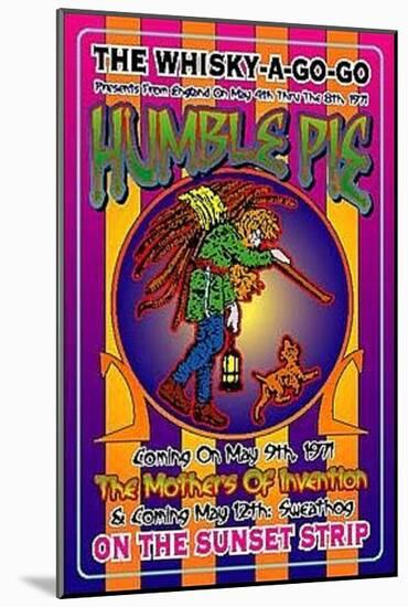 Humble Pie Whisky-A-Go-Go Los Angeles, c.1971-Dennis Loren-Mounted Art Print