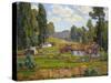 Humble-William Wendt-Stretched Canvas