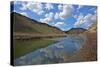 Humboldt River, the First Crossing of Carlin Canyon in Nevada-Richard Wright-Stretched Canvas