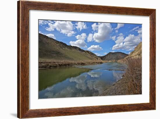 Humboldt River, the First Crossing of Carlin Canyon in Nevada-Richard Wright-Framed Photographic Print