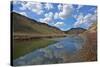 Humboldt River, the First Crossing of Carlin Canyon in Nevada-Richard Wright-Stretched Canvas