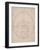 Humfray Gylbert Knight His Charte, C.1582-John Dee-Framed Giclee Print