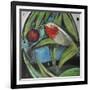 Humming Bird and Cherry-Tim Nyberg-Framed Giclee Print