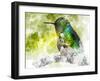 Humming Bird-Chamira Young-Framed Art Print