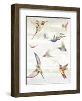 Humming II-Aimee Wilson-Framed Art Print