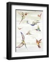 Humming II-Aimee Wilson-Framed Art Print