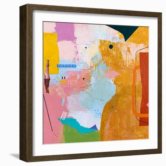 Humming-Hyunah Kim-Framed Art Print