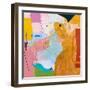 Humming-Hyunah Kim-Framed Art Print