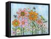 Hummingbird and Bees-Blenda Tyvoll-Framed Stretched Canvas