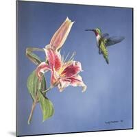 Hummingbird and Lily-Rusty Frentner-Mounted Giclee Print