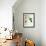 Hummingbird and Morning Glories-Karen Williams-Framed Giclee Print displayed on a wall