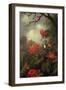 Hummingbird and Passionflowers, c.1875–85-Martin Johnson Heade-Framed Giclee Print