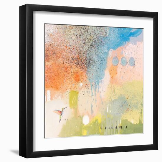 Hummingbird at Home 1-Anthony Grant-Framed Art Print